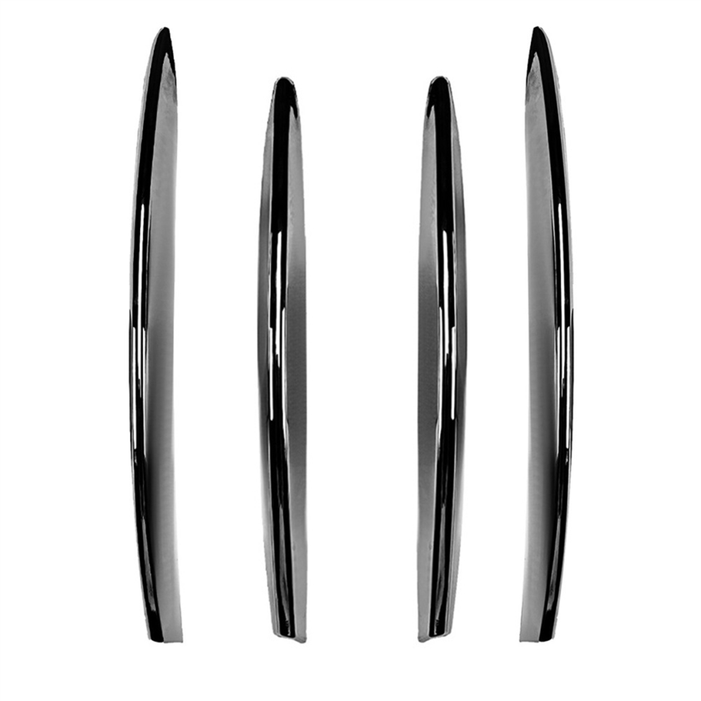 Car Front Fog Lights Trim Strips Bumper Lip Splitter Spoiler For Cla Class C118 X118 2023+ Silver 4853150937629