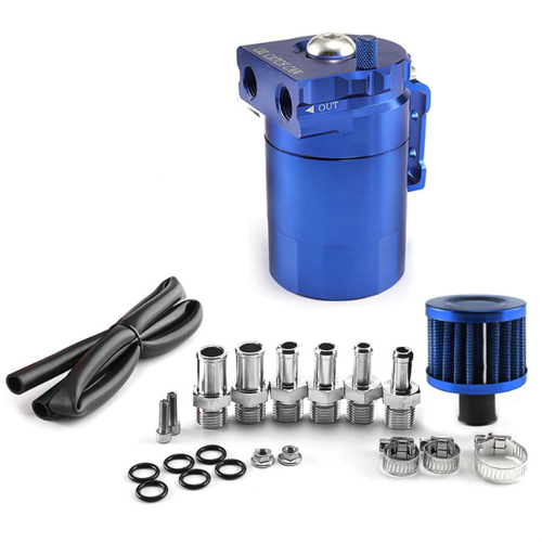 Blue Car Universal 300ML Oil Breathable Can Engine Air Separator with Vent Hole 2