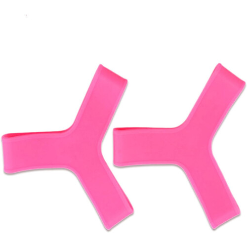 Adjustable Silicone Replacement For Diving Fins Rose Red Size M 1