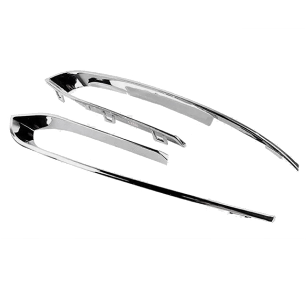 Car Front Bumper Fog Grille Bright Strip 51117331769 51117331770 For 5 Series F10 F11 F18 2014-2017 Light 4853150938411