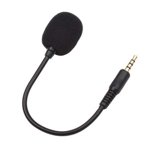 Full Directional Gooseneck 3.5mm Condenser Mic for Interviews & Speech