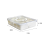 2PC Condiment Jars with Tray Small Dividers Countertop Spice Organizer Kitchen Storage Container for Refrigerator,B 5
