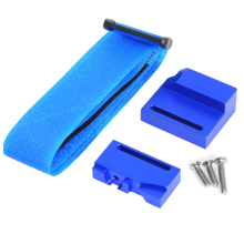 RC Car Upgrade Parts Battery Holder Aluminium Alloy for 1/10 F-150aptor R Blue