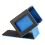 Card Storage Box for Trading Cards ,Card Deck with Display Window Case Blue 2