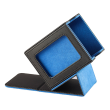 Card Storage Box for Trading Cards ,Card Deck with Display Window Case Blue
