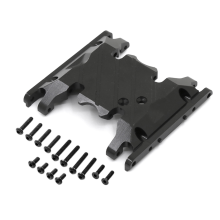 Aluminum Alloy Chassis Mount Transmission Holder for 1/10 RC Car Axial SCX10 II 90046 AXI90075 Black