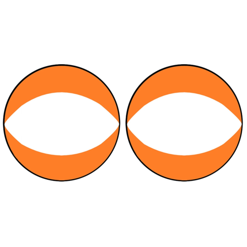 Orange Kayak Sail Paddle, Downwind Kit Portable Folding