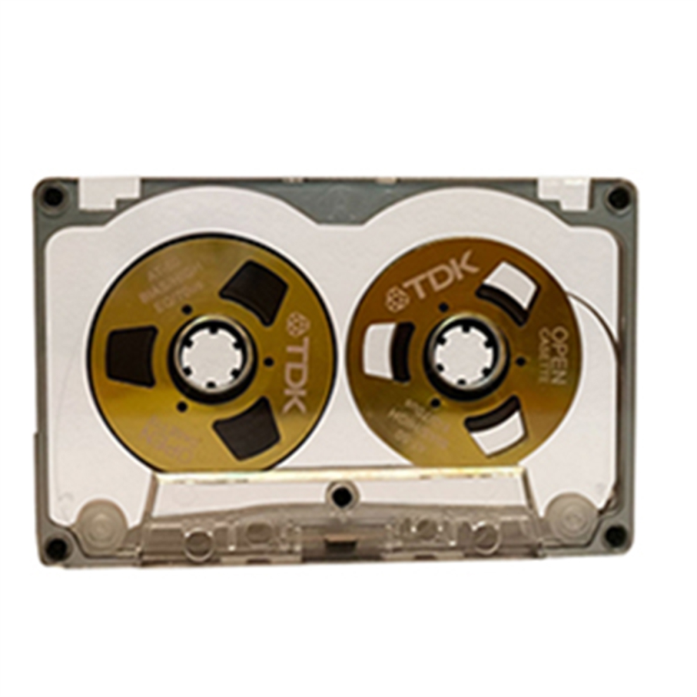 55 Minute Blank Tape Disk Double-Sided Metal Small Open Cassette Disk, E 4854124552411