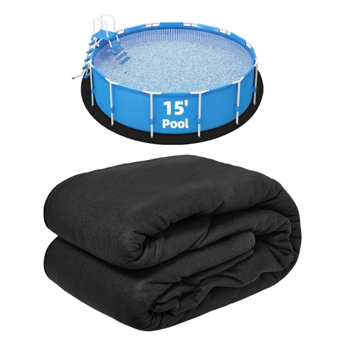 12Ft Pool Liner Pad for Above Ground Protects the From Rocks, , Glass and Other Objects 2