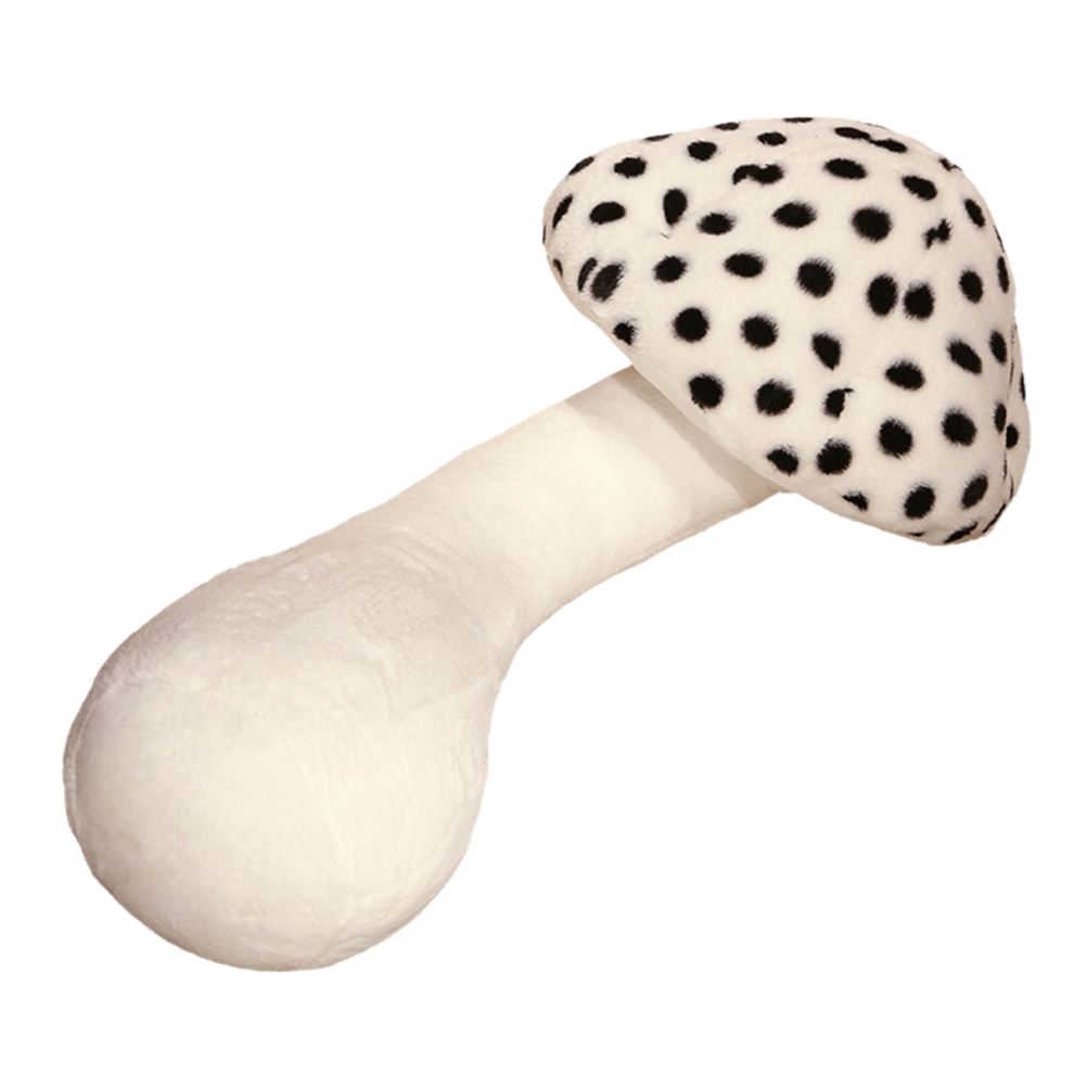 Saudism Mushroom Pillow, Plush Toy Home Decoration, Pillow Cushion, Girls Sleeping, Comfort Doll White