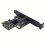 PCI-E 1X to Type-E + Type-C Expansion Card USB3.2 GEN2 10Gbps ASM3142 Chip USB-C Adapter for Desktop 7