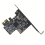 PCI-E 1X to Type-E + Type-C Expansion Card USB3.2 GEN2 10Gbps ASM3142 Chip USB-C Adapter for Desktop 6