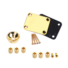 Electrosocket Jack Plate & Guitar String Ferrules Bass Metal Neck Compatible Winder