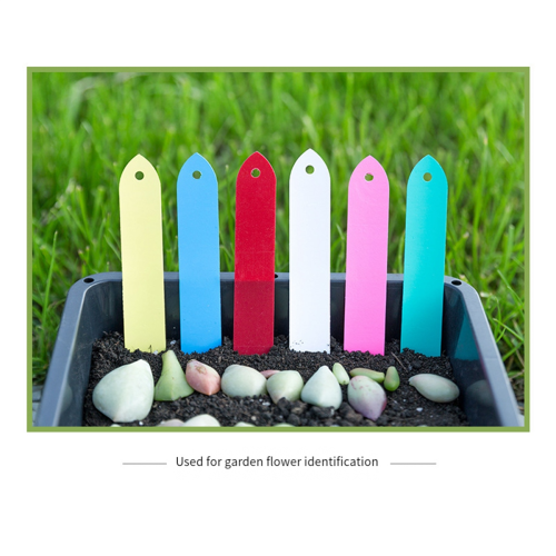 Blue Plant Labels, Nursery Plastic Labels 6 Colors, Waterproof Seed 2