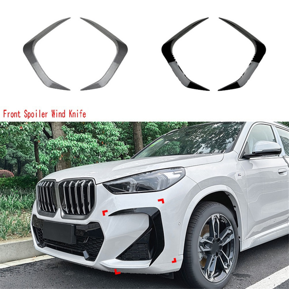 Carbon Fiber Front Spoiler Wind Knife For X1 U11 Ix1 20I 23I 30E 25E M35i 2022-24 Bumper Surround Splitter 4854124557348
