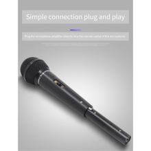 Dynamic Microphone Preamp Portable Noise Reduction Gain for Concert Red&Blue&Black