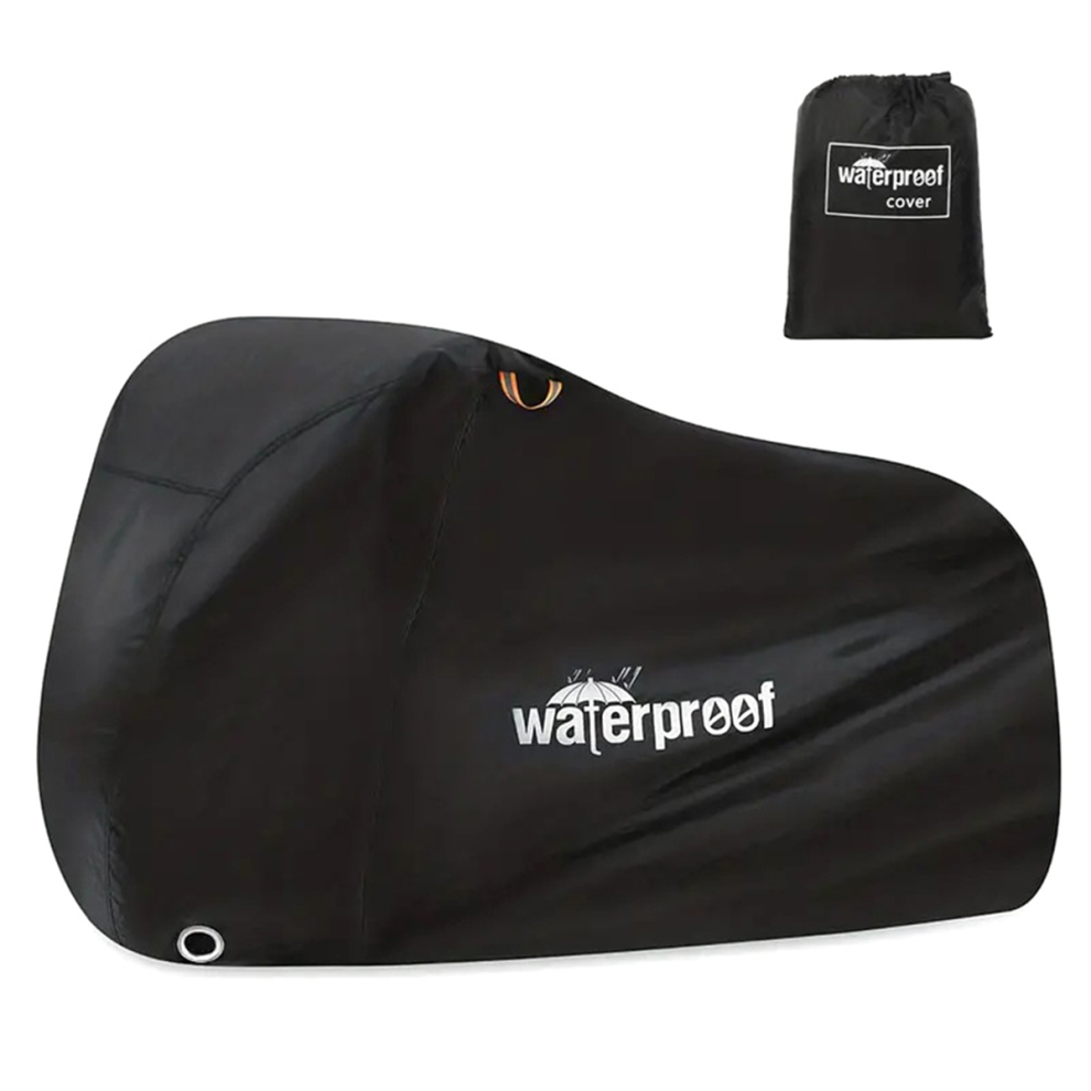 Saudism Bike Cover For 1 To 2 Bikes, Waterproof Outdoor Bicycle Storage Protector Rain Sun Uv Dust Wind Proof