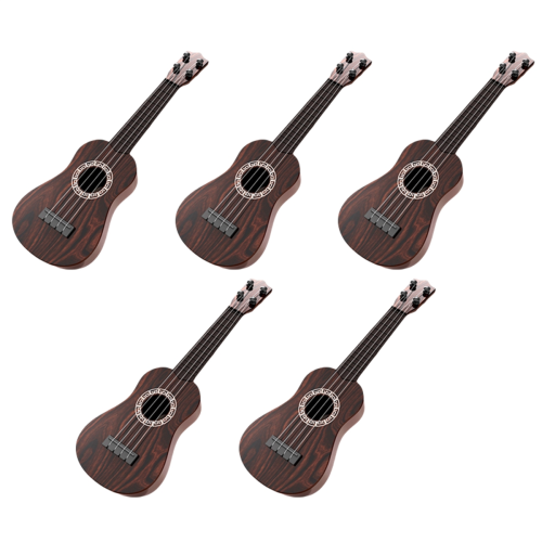 Brown Children'S Guitar Ukulele Beginner'S Instrument Toddler Mini Size Classical 2