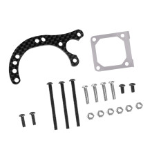 Carbon Fiber Motor Bracket Kit for 1/10 XV01 RC Car Update Partscar Upgrade Accessories