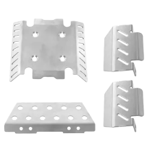 Metal Chassis Kit +Axle Cover for 1/8 Allrock H8h V1v2 RC Car Parts