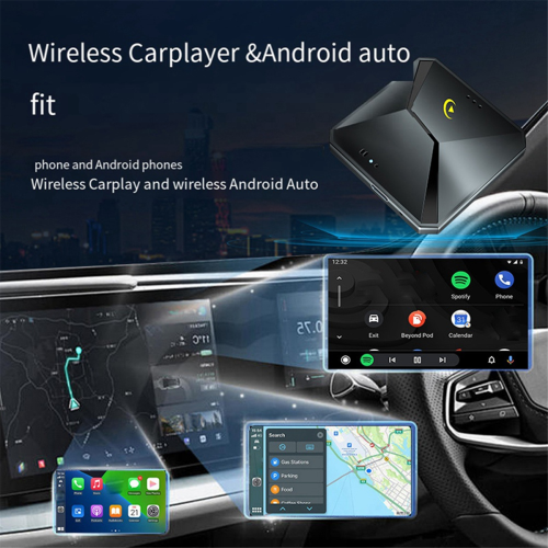 Car Adapter 2 Ln 1 Wireless CarPlay Android Auto Box 2