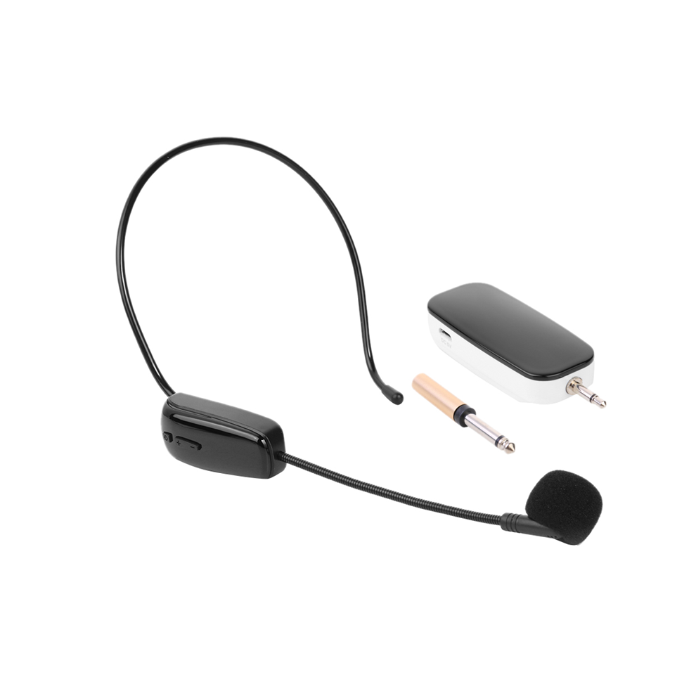 Uhf 630-696 Mhz Wireless Headset Capacitive Microphone Mic System With Receiver For Speakers Teaching Meeting Singing 4854124570019