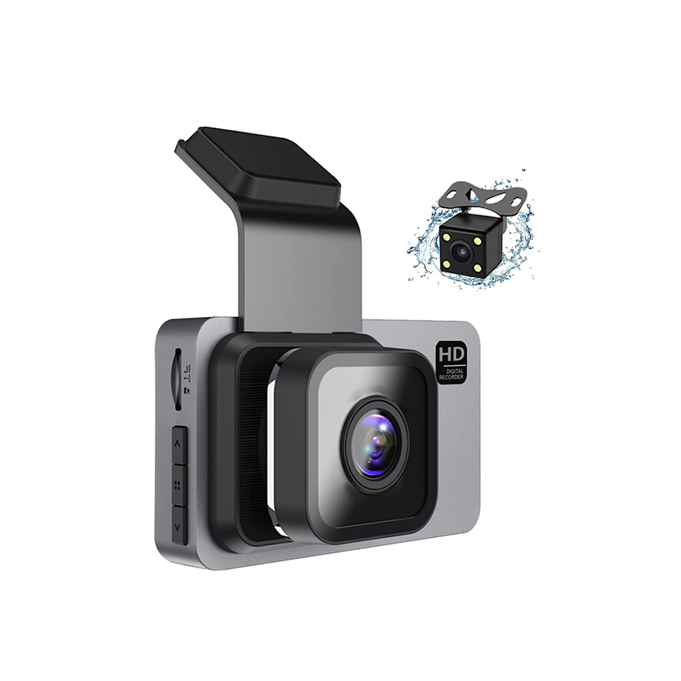 1080P HD Car Dash Camera,Front and Rear WiFi Cam with 3inch IPS Screen,Night Vision,Parking Monitor,Loop Recording-image-OPC-PJC8K78-NEW