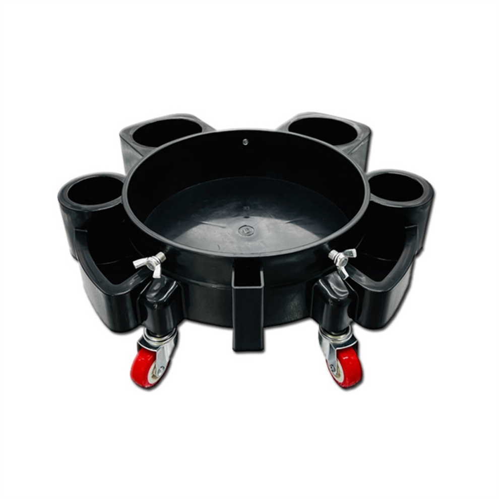 360 Turning Automobile Multifunctional Car Wash Bucket Base Pulley Mobile Beauty Washing Tools 4854124567910