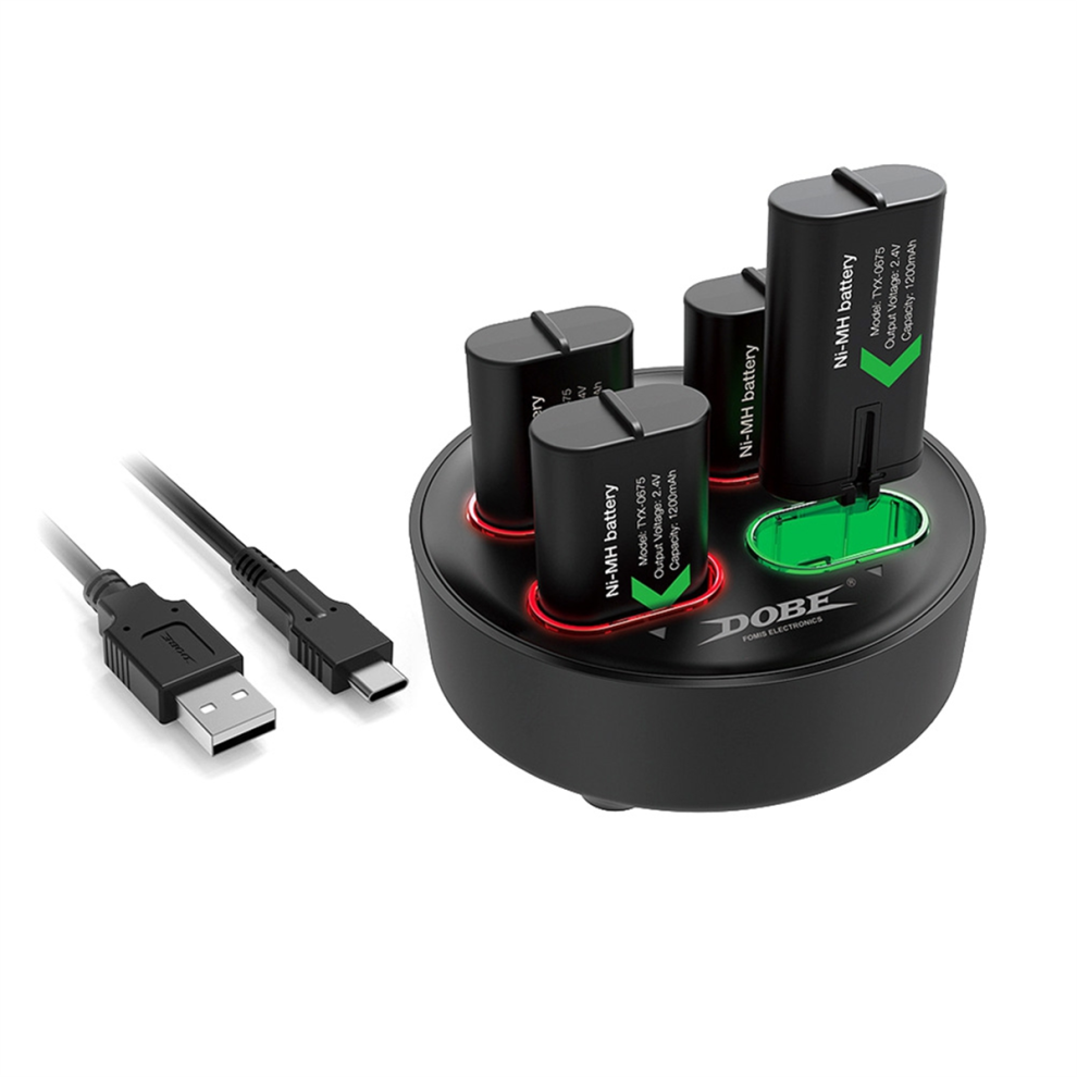 4Pcs 1200Mah Rechargeable Battery Pack Wireless Controller Replacement For X-Series 4854124568016