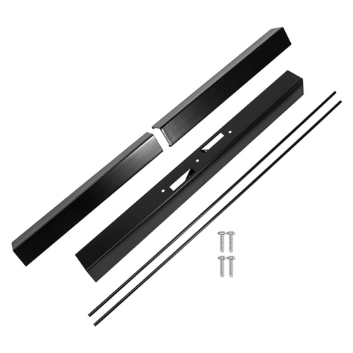 Adjustable Fireplace Rod Kit for Spark Screen, and Valance Install to Leveling the Mesh