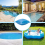 Ultra Thick Above Ground Pool Winter Pillow, Cold-Resistant Ice Equalizer Air Pillow , Winterize Closing Kit 7