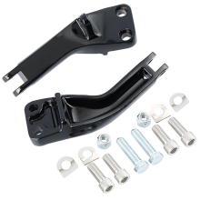 Passenger Foot Peg Mount Brackets Fit for Dyna Low Rider FXDF 2006-2017