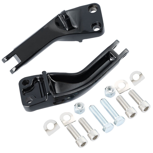 Passenger Foot Peg Mount Brackets Fit for Dyna Low Rider FXDF 2006-2017