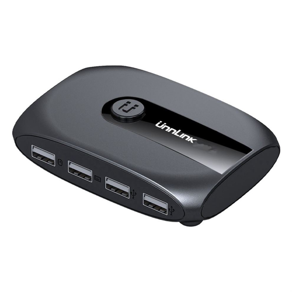 Usb2.0 Printer Sharing Device 4 Ports 2 In And Out Computers Share Keyboard Mouse Switch Usb 4854124580933