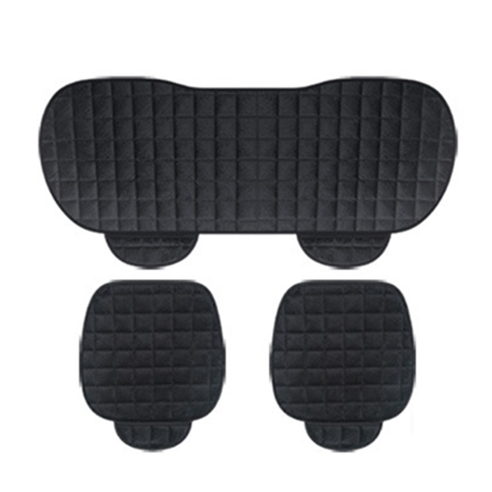 Car Seat Covers Fit Truck Suv Van Non Slide Winter Warm Protector Mat Pad Keep Interior Black 4854124581701