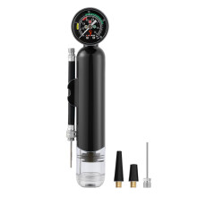 20PSI Hand pumps with gauge, manual tire pump, portable, toy pump, sports ball pump, easy to use black
