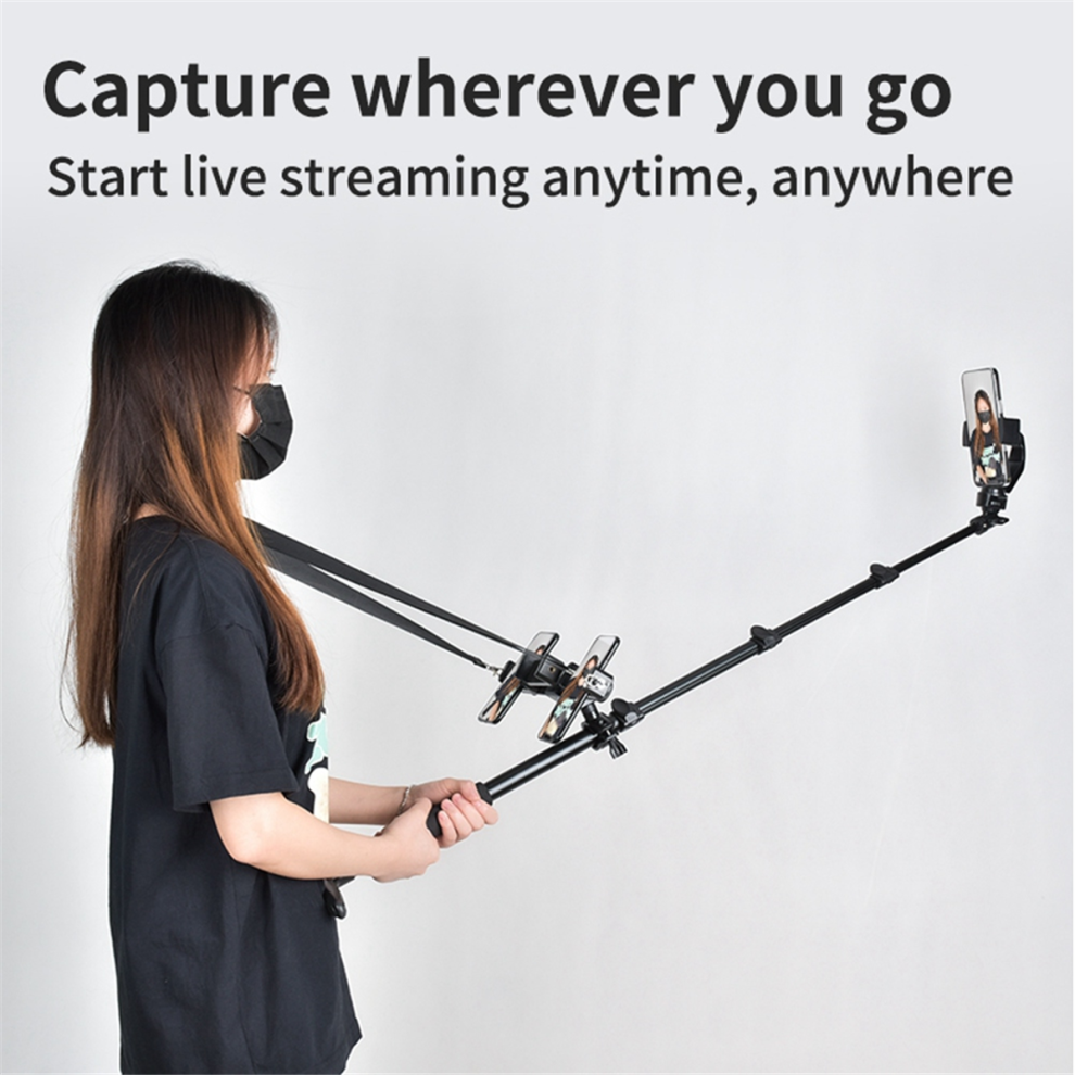 Selfie Stick Walking Broadcasting Mobile Phone Holder Multifunctional Portable Bracket 4854124578978