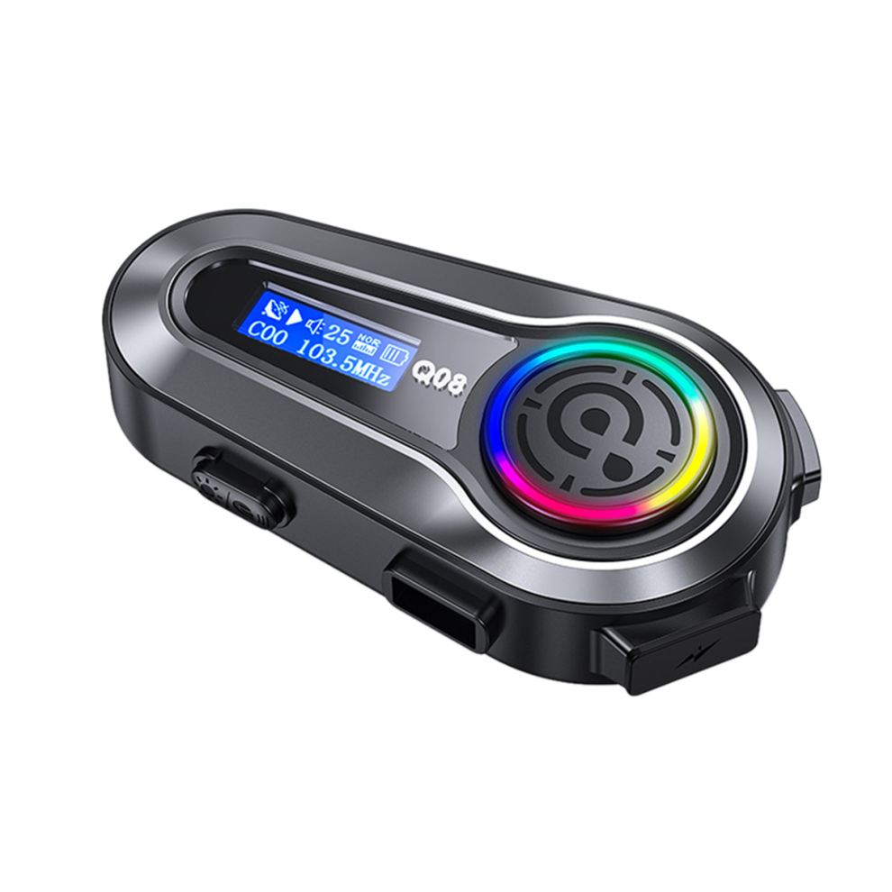 Q08 Motorcycle Helmet Bluetooth Headset Car Waterproof Noise Reduction Automatic Answer Universal 4854124588243