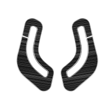 Car Stainless Steel Seat Belt Panel Cover Frame Interior Trim Accessories for Alphard 40 Series 2023+ Black