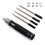 Hexagonal Head Screwdriver Tool Set for Rc Car Crawler Helicopter 1.5 2.0 2.5 3.0mm Black+Silver 7