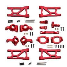 For 1/16 SMAX 1621 1625 Front and Rear Steering Cups, Swing Arms, Groups, C Seats Other Upgrade Parts,Red