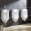 Urinal Sensor Flush Valve Wall-Mounted Automatic Flusher Hotel Bathroom Water Saving 6