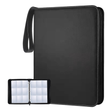 Trading Card Binder 900 Pockets, 9-Pocket Collection Binder,For Game/Football/Baseball Black