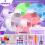 Multicolored Nano Tape Bubble Kit,9.84FT for Kid Double Sided Super Elastic DIY Kit 1