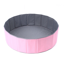 1Pc Portable Game Pool, Foldable Ocean Ball House, with Storage Bag, Indoor and Outdoor Play (Excluding Balls) Pink