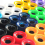 4Pcs 60X45mm Cruiser Skateboard Wheels PU Long Board Wheels, Red 3