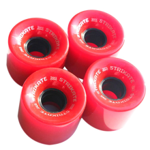 4Pcs 60X45mm Cruiser Skateboard Wheels PU Long Board Wheels, Red
