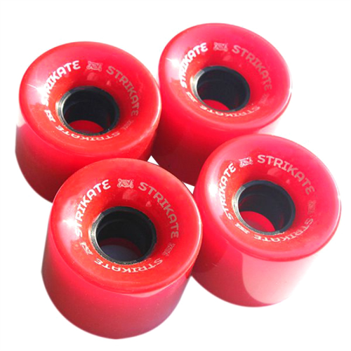 4Pcs 60X45mm Cruiser Skateboard Wheels PU Long Board Wheels, Red