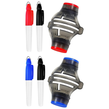 Golf Ball Line Marker Drawing Tool and Mark Pens Set Template Alignment Putting Marking Liner 360-Degree Rotation Tools