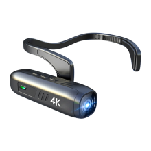 Wearable 4K 30FPS Head Mounted Camera WiFi Video Camcorder Webcam Wide Angle Lens Battery APP Control